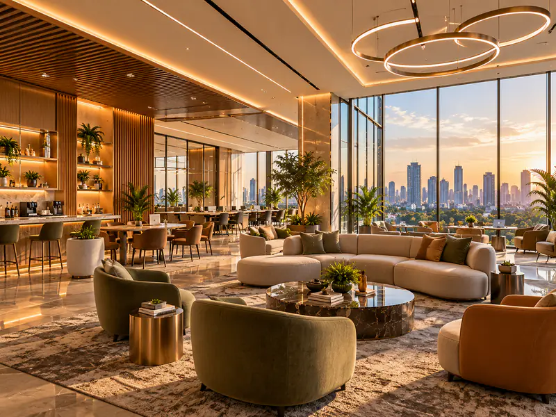 Artist's impression of the corporate common areas