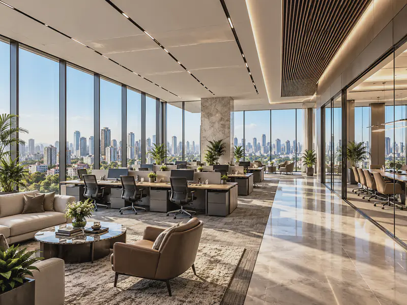 modern office environment